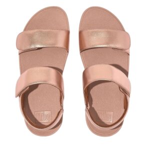 fit flop lulu comfort sandals metallic