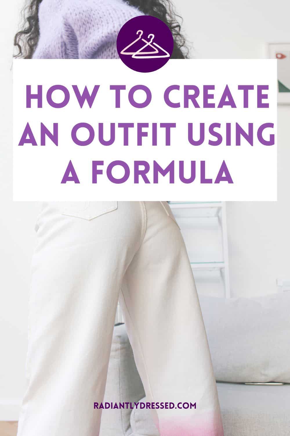 how to build an outfit using a basic formula