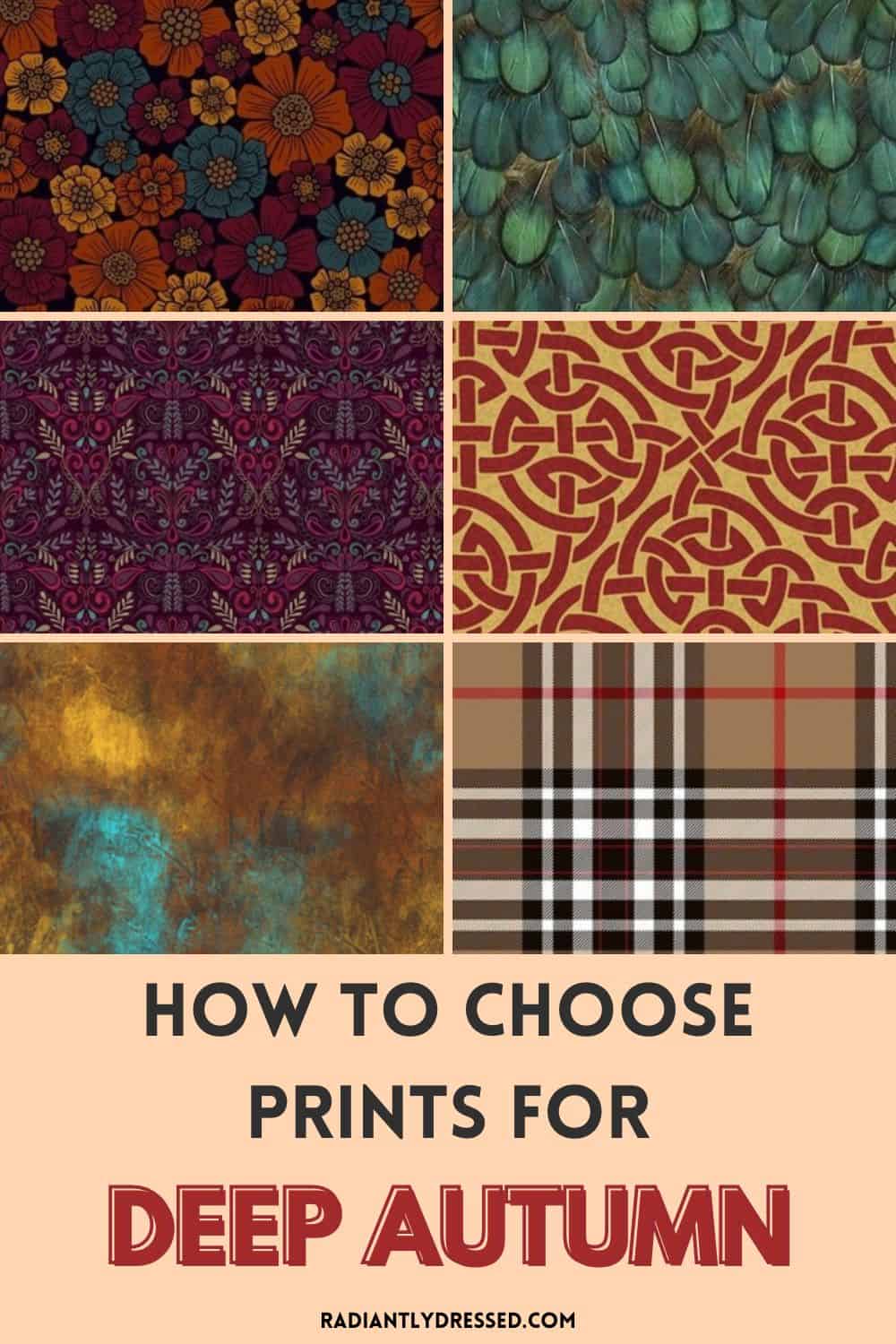 deep autumn prints