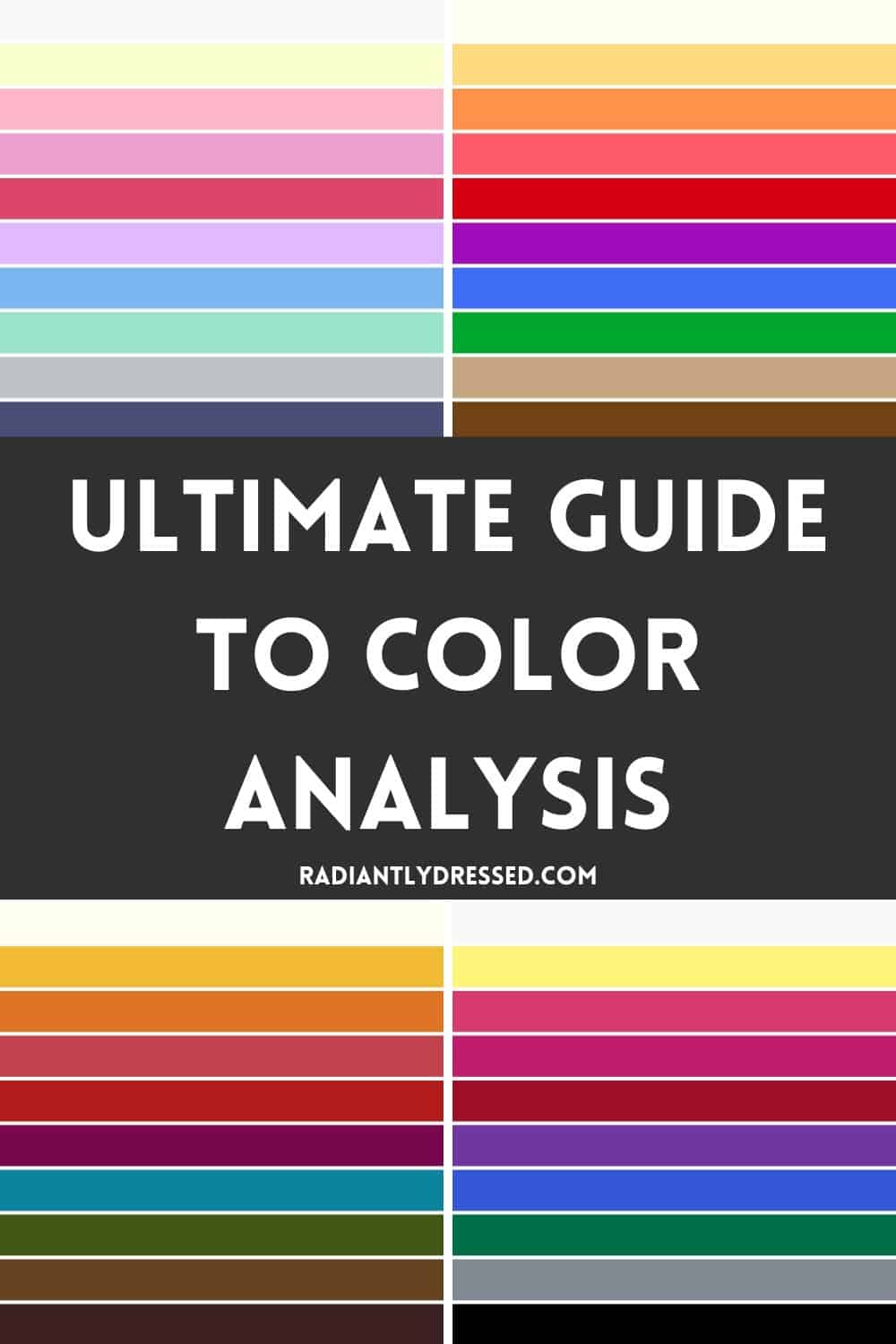 Professional Color Analysis Drapes Full Set