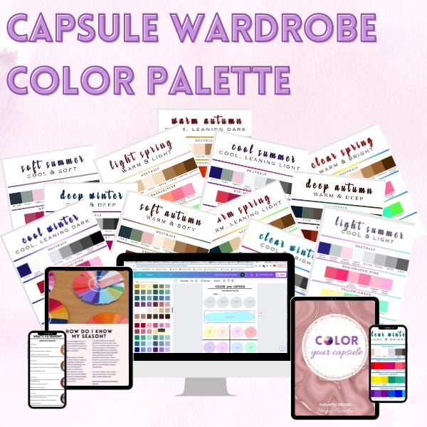 capsule wardrobe color palette