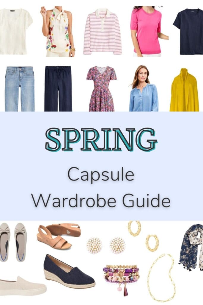 Create a Fresh Spring Capsule Wardrobe with These Clothing 25 Items