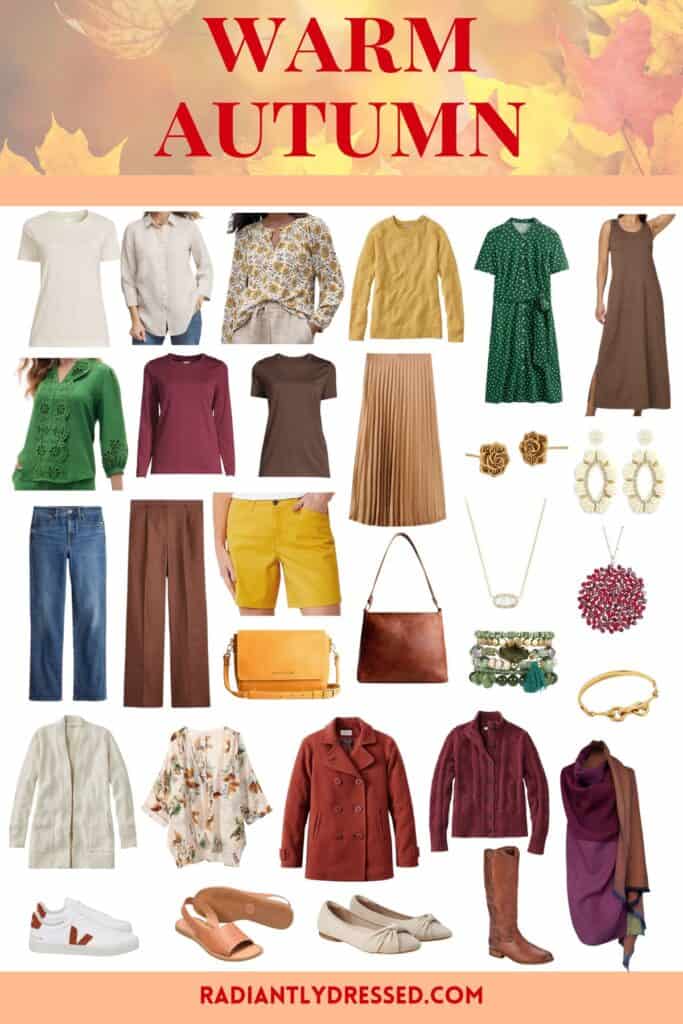 Warm Autumn Wardrobe Essentials