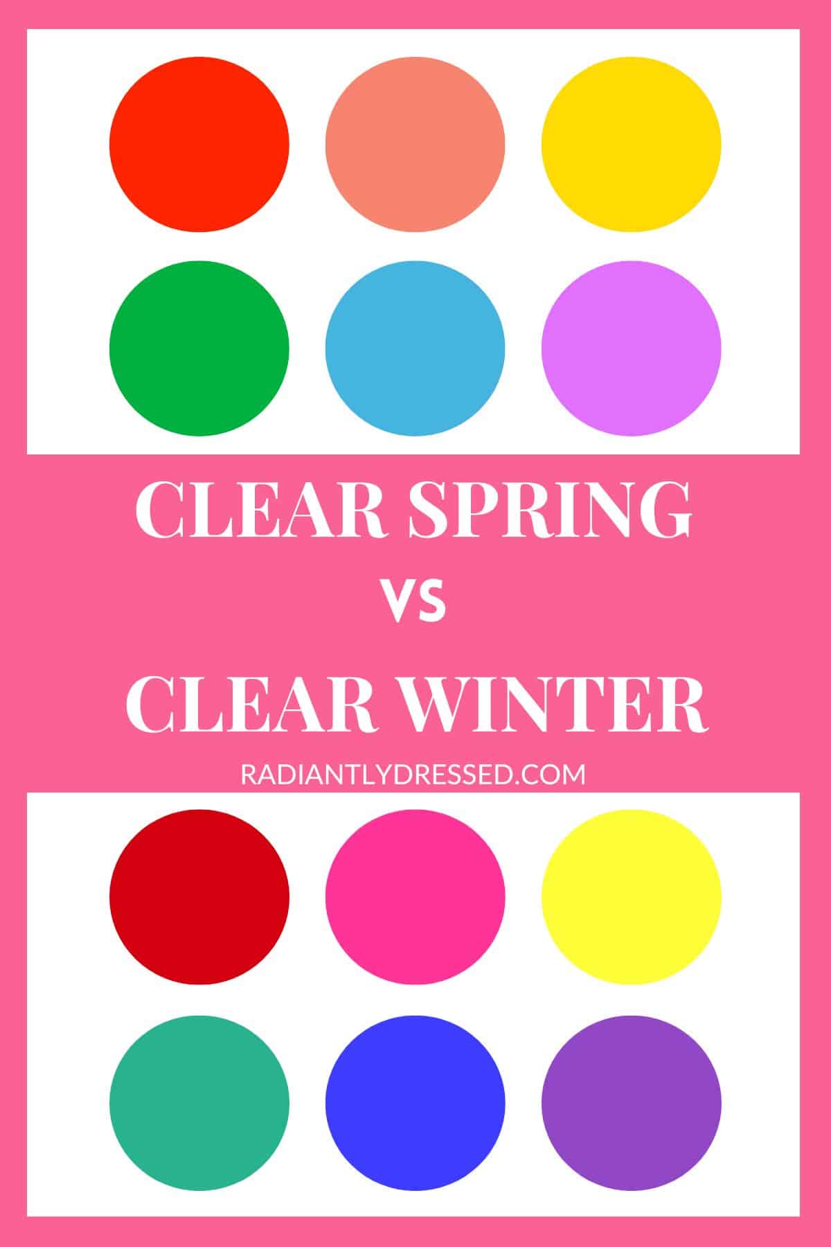 Clear Spring vs Clear Winter: Discover the Difference between the ...