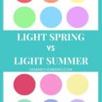 light spring vs light summer