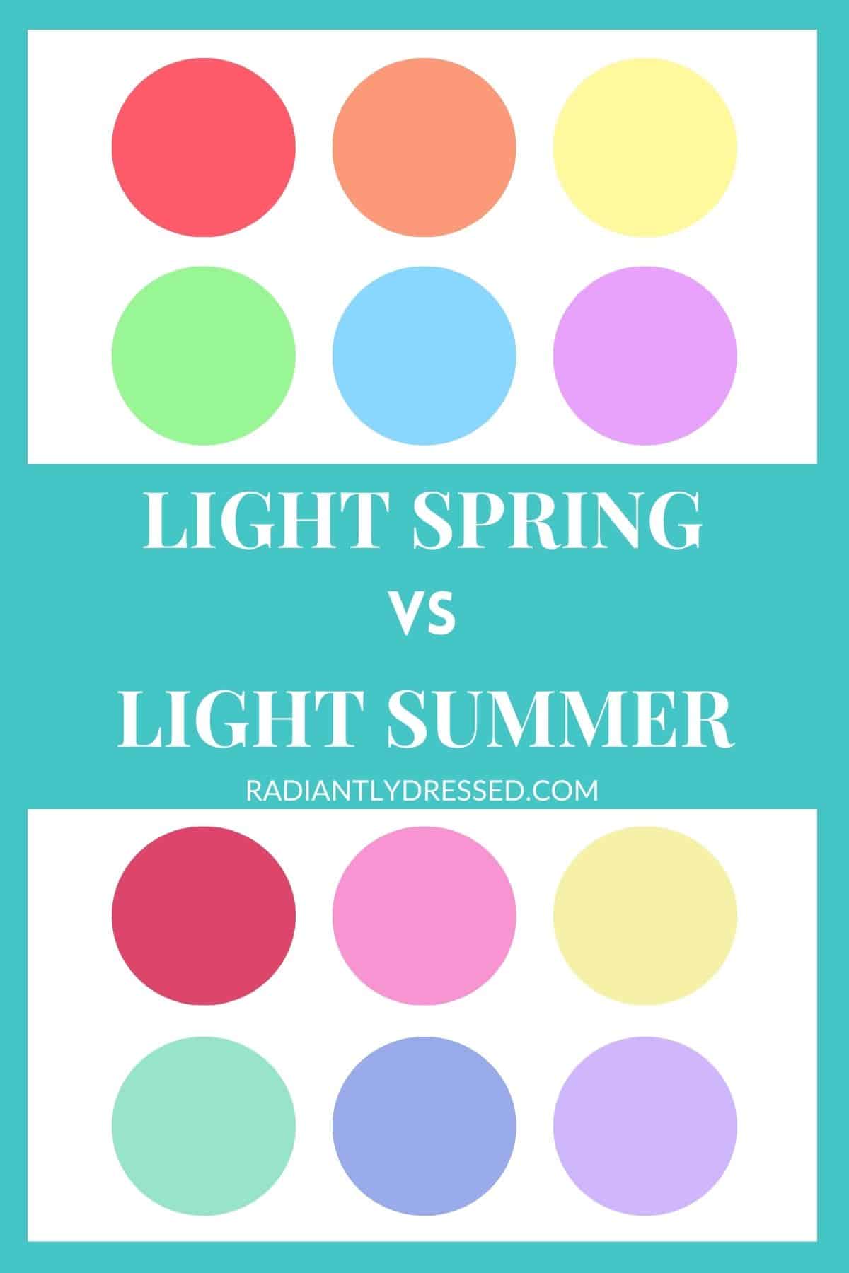 Light Spring vs Light Summer Discover the Difference between the Light