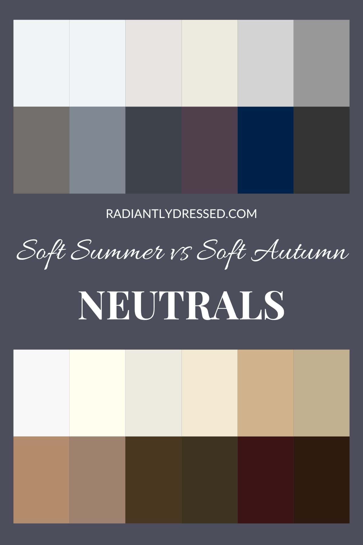 Soft Summer vs Soft Autumn: Identifying Your Soft and Muted Seasonal ...