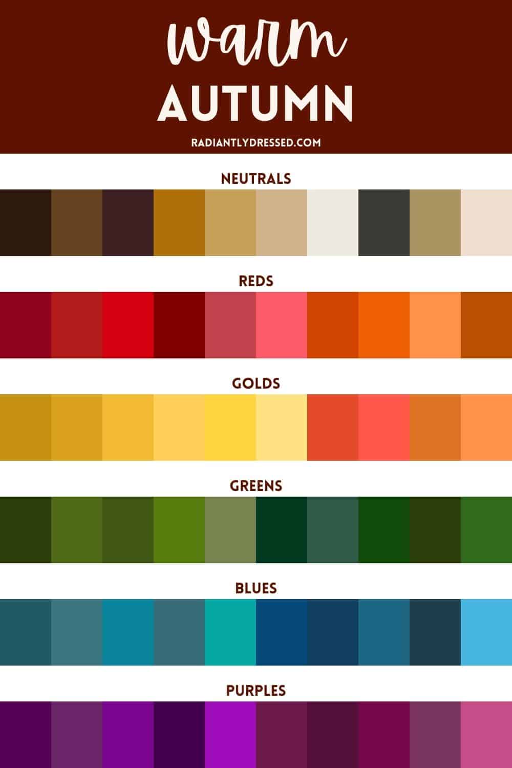 Warm Autumn: Color Palette, Capsule Wardrobe, and Ultimate Guide at ...