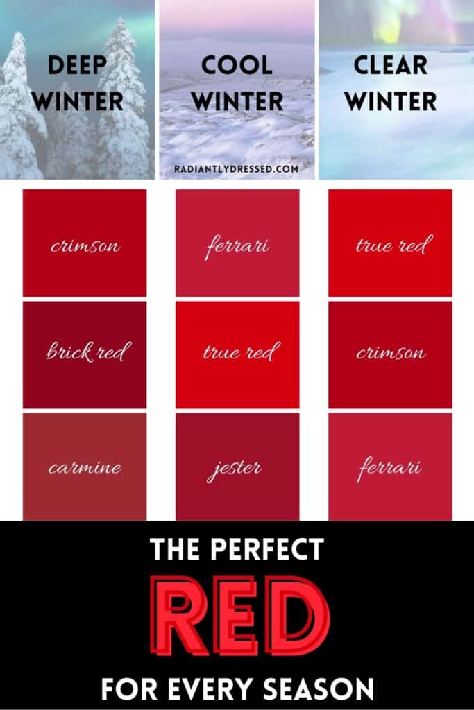 red for winter seasons