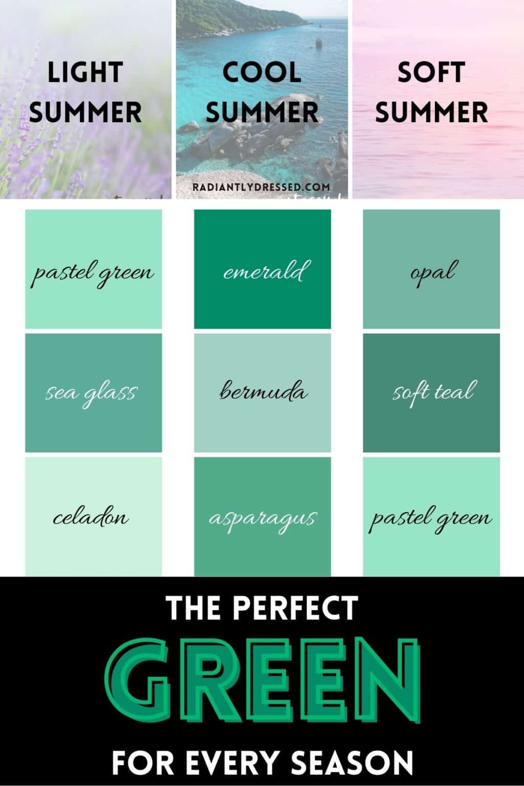 Green for Every Color Season – Find Your Perfect Shade of Green ...