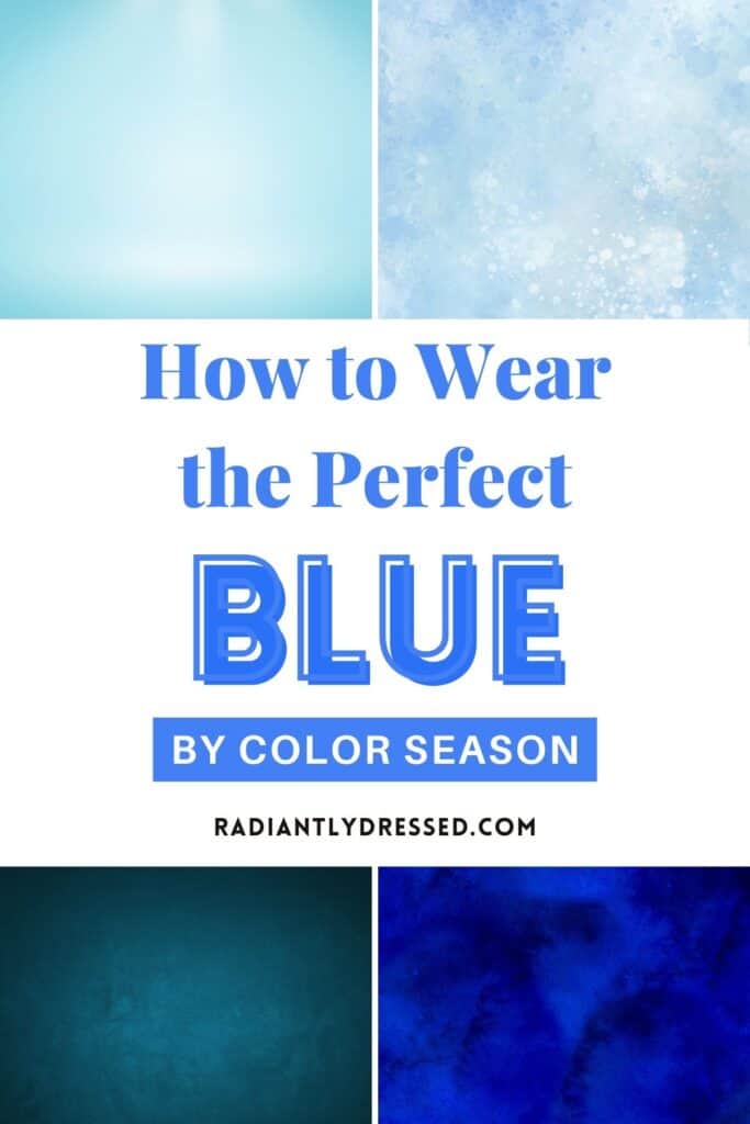 how to wear blue by color season