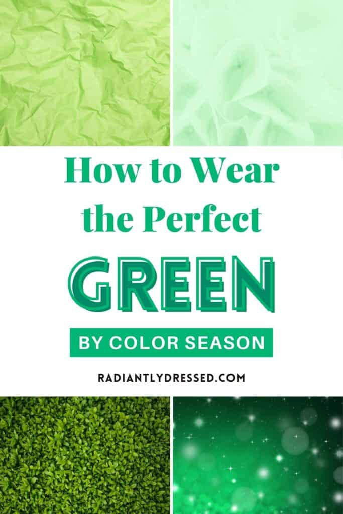 how to wear green by color season