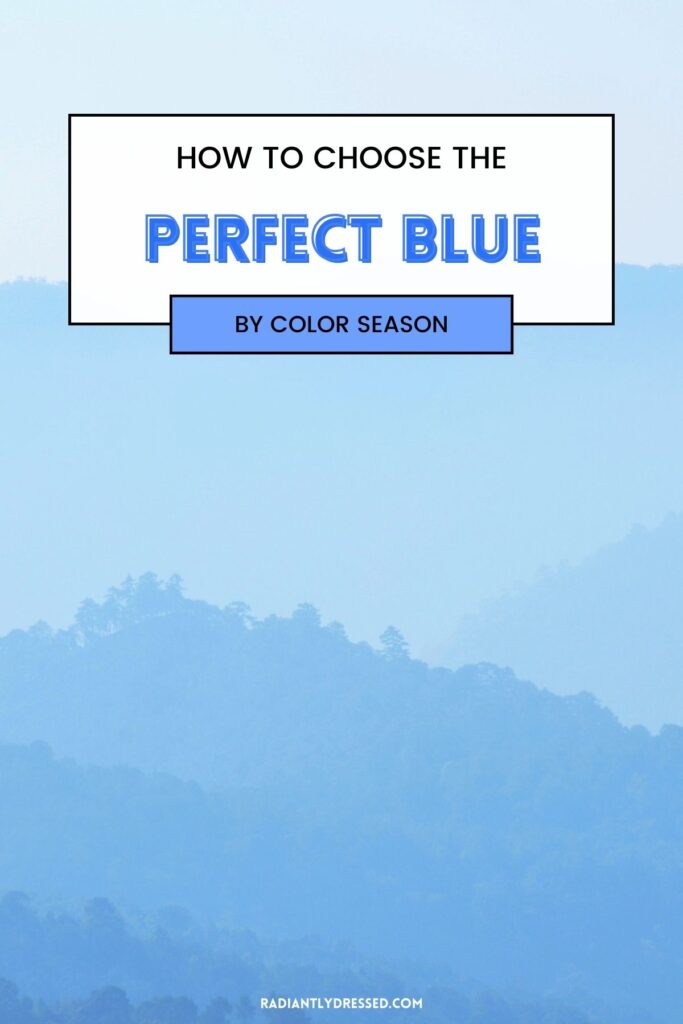 the perfect blue for every color season