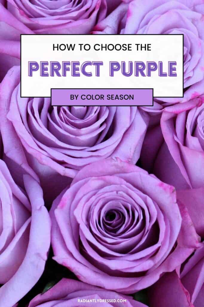 the perfect purple for every color season