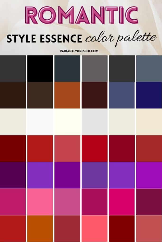 Romantic Style Essence Color Palette