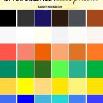 Gamine Style Essence Color Palette