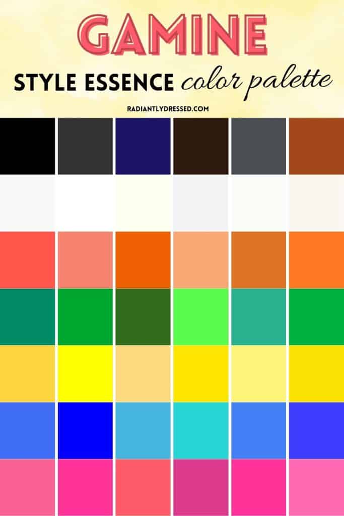 Gamine Style Essence Color Palette