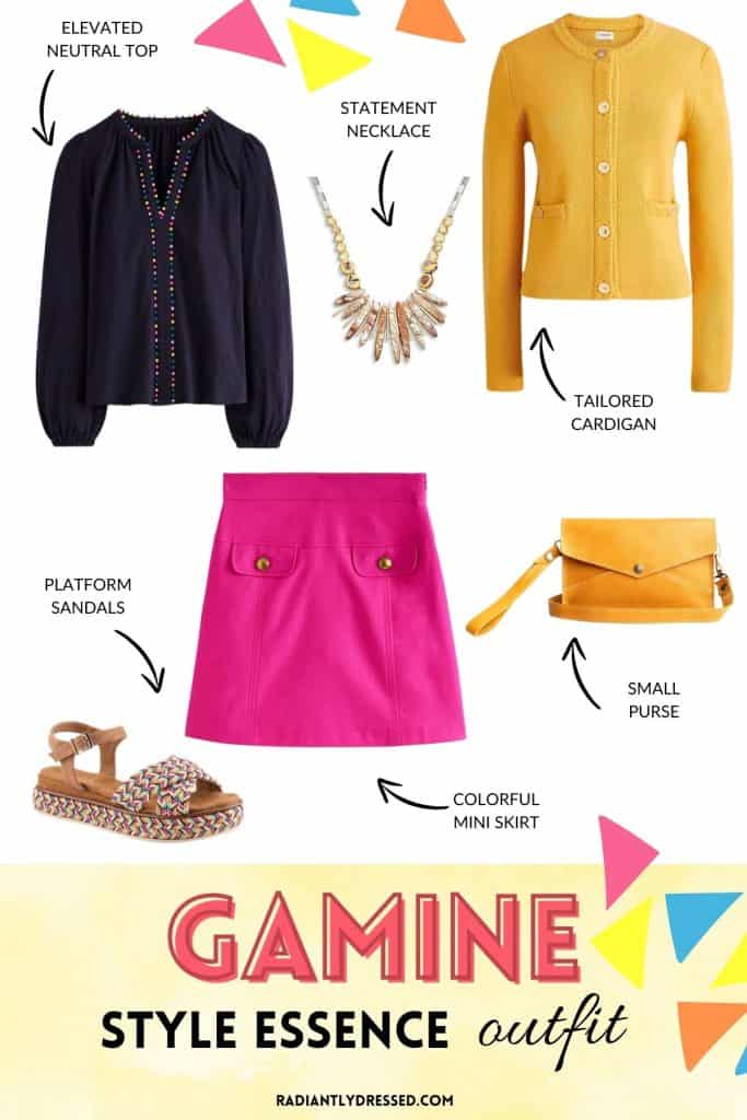 Gamine Style Essence Outfits