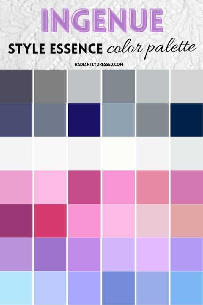 Ingenue Style Essence Color Palette