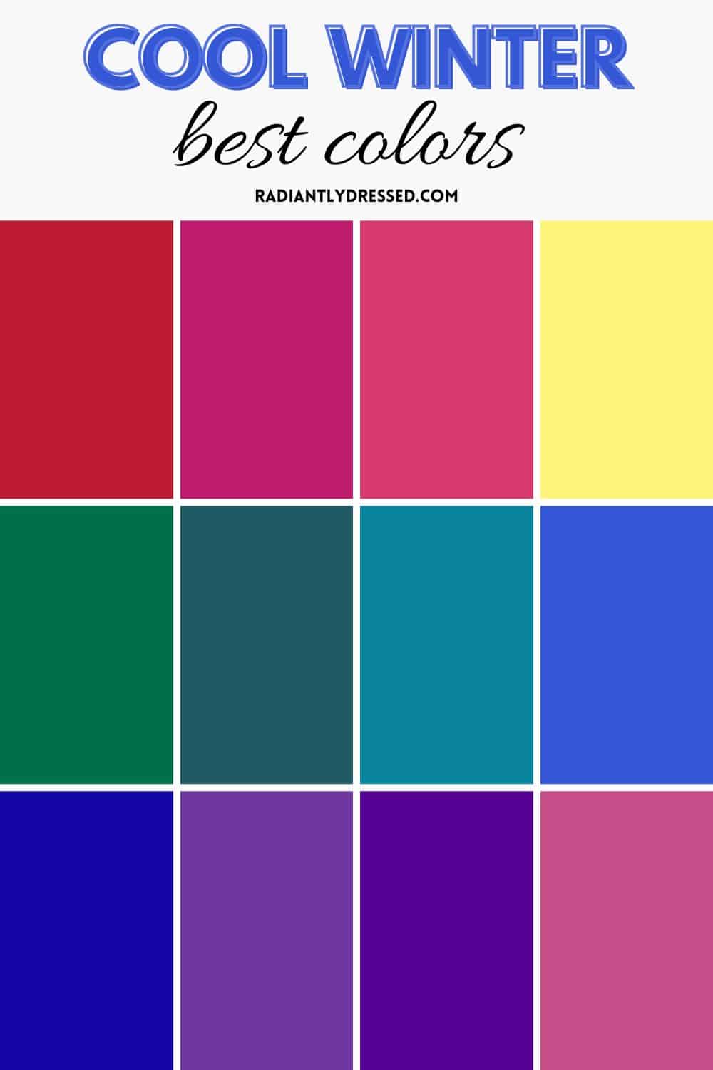 Cool/True Winter: Color Palette and Wardrobe Guide for 2025 at ...