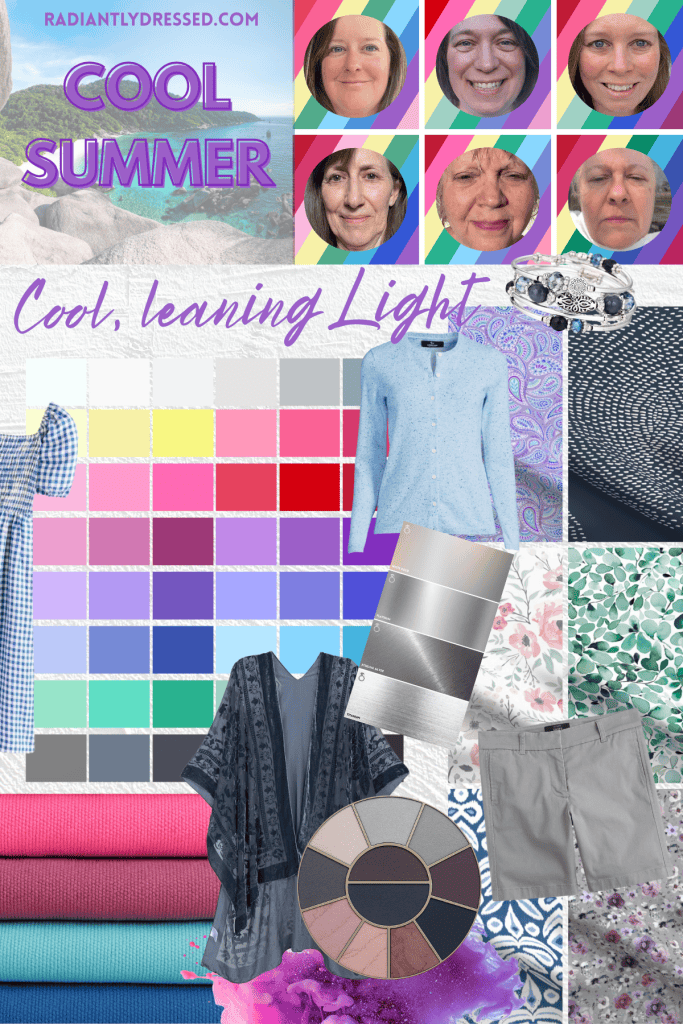 cool summer collage