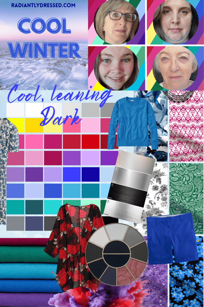 cool winter collage