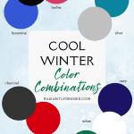 cool winter color combinations