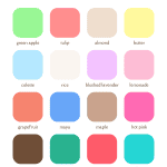 light spring colors