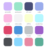 light summer colors