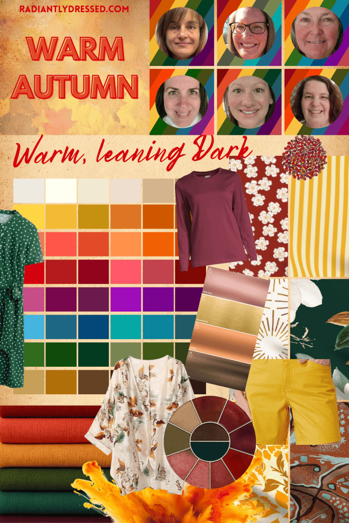 warm autumn collage