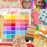 warm spring collage