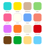 warm spring colors