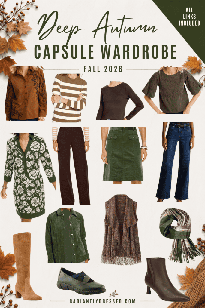 deep autumn capsule wardrobe fall 2026