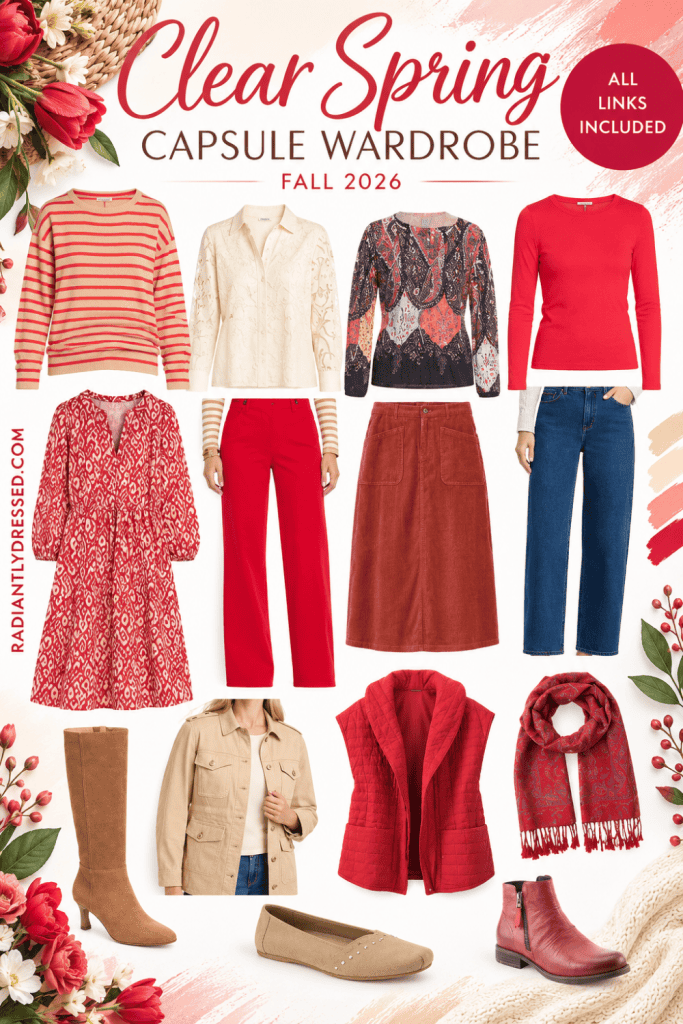 clear spring capsule wardrobe