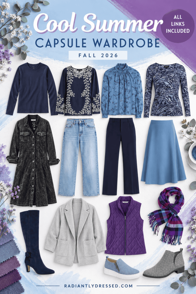 cool summer capsule wardrobe