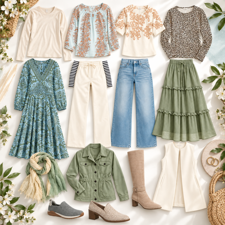 light spring capsule wardrobe