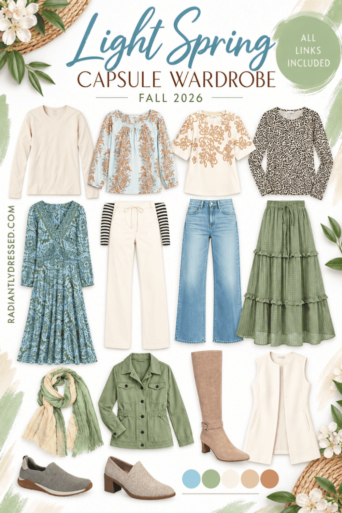 light spring capsule wardrobe