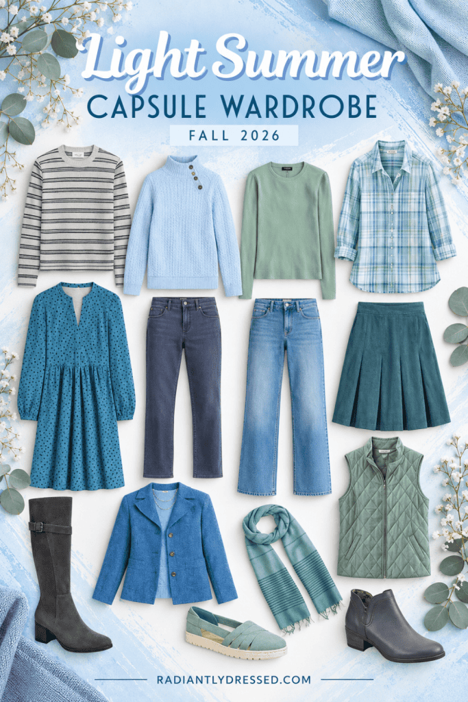 light summer capsule wardrobe