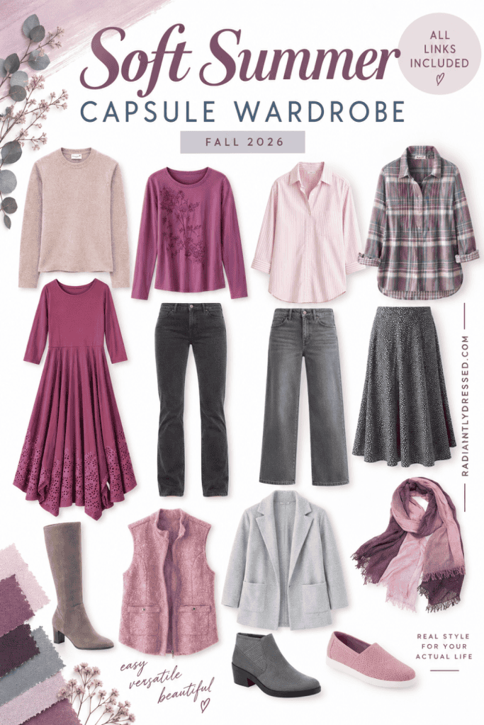 soft summer capsule wardrobe