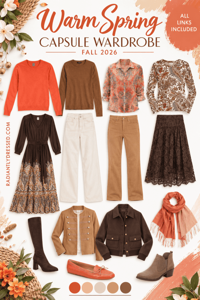 warm spring capsule wardrobe